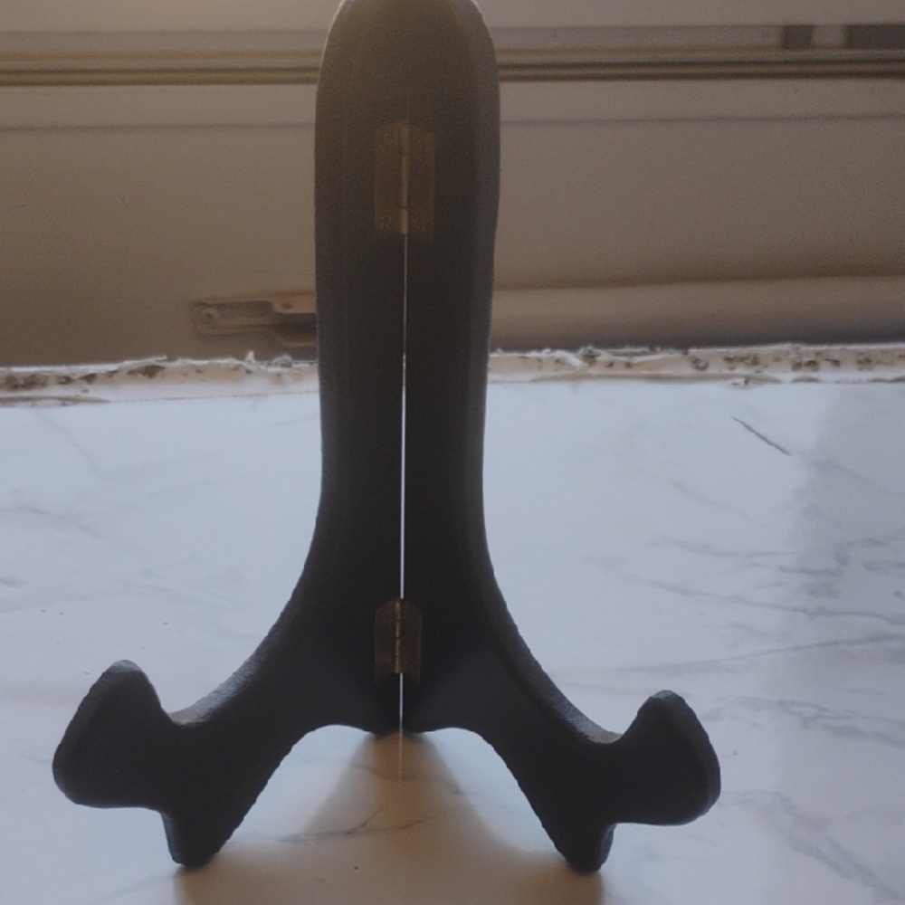 Black Wooden Foldable Display Stand